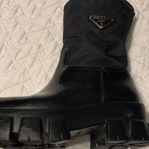 Prada Black High-Top Boots